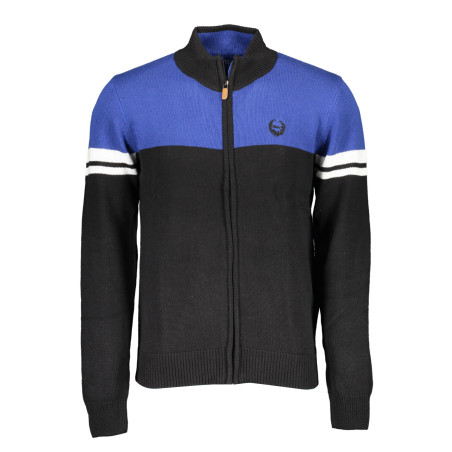GIAN MARCO VENTURI SCHWARZER CARDIGAN FÜR HERREN