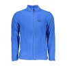 GIAN MARCO VENTURI MEN&39S BLUE SWEATSHIRT WITH ZIP