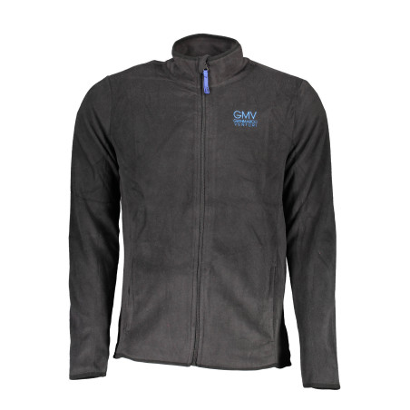 GIAN MARCO VENTURI HERREN SWEATSHIRT SCHWARZ MIT REISSVERSCHLUSS