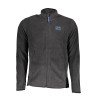 GIAN MARCO VENTURI HERREN SWEATSHIRT SCHWARZ MIT REISSVERSCHLUSS
