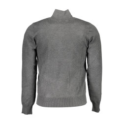US GRAND POLO GRAUER CARDIGAN FÜR HERREN