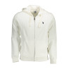 U.S. POLO FELPA CON ZIP UOMO BIANCO