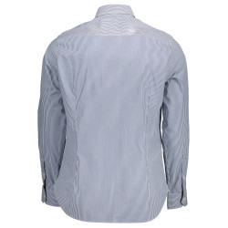 US POLO SHIRT LANGARM HERREN BLAU