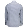 US POLO SHIRT LANGARM HERREN BLAU
