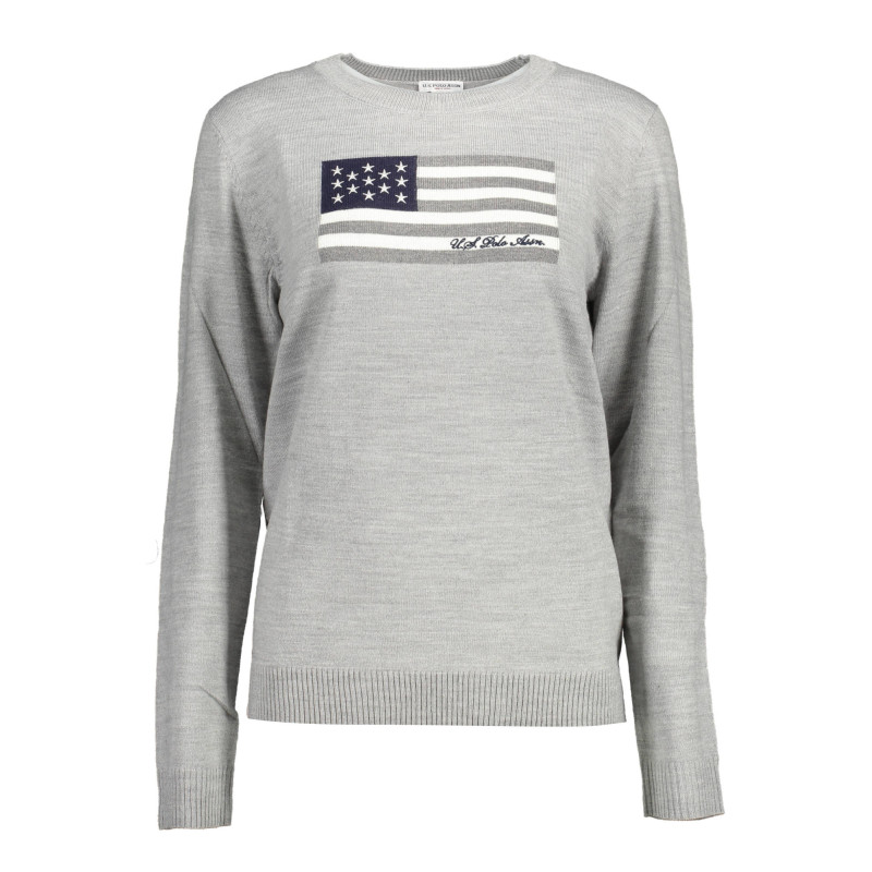 US POLO SHIRT FRAU GRAU