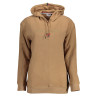U.S. POLO FELPA SENZA ZIP DONNA MARRONE