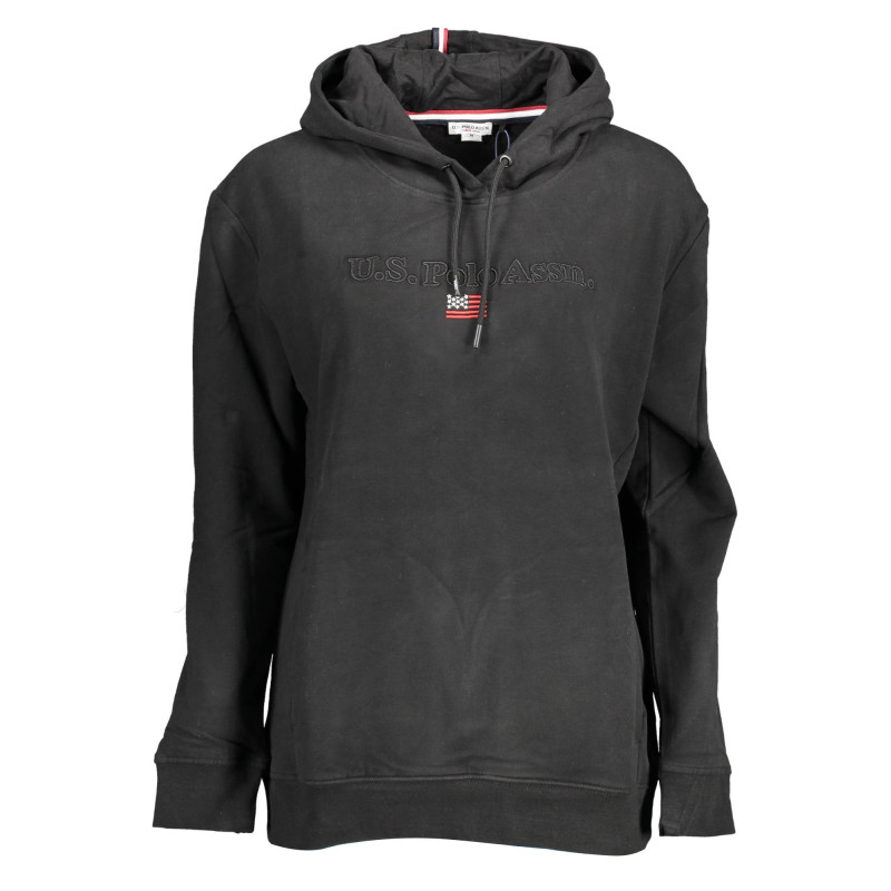 US BLACK POLO SWEATSHIRT OHNE REISSVERSCHLUSS