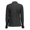 US POLO LANGARM-POLOSHIRT FÜR DAMEN, SCHWARZ
