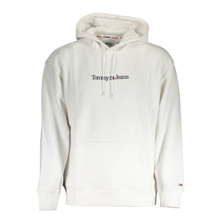 TOMMY HILFIGER HERREN-SWEATSHIRT WEISS MIT REISSVERSCHLUSS