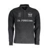 LA MARTINA POLO LANGARM HERREN SCHWARZ