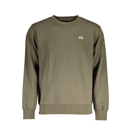 LA MARTINA SWEATSHIRT WITHOUT ZIP GREEN MAN
