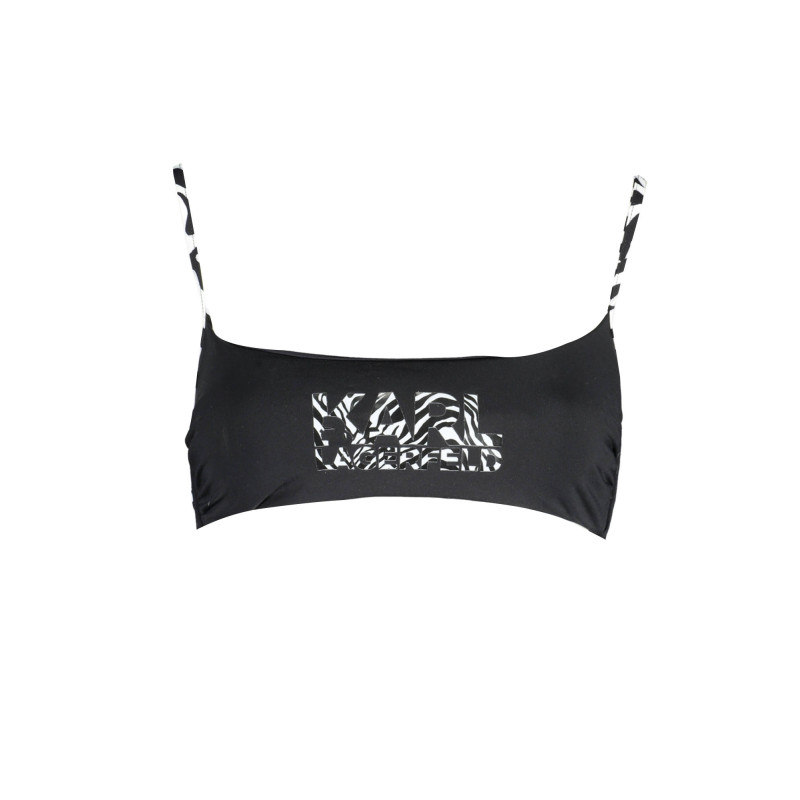 KARL LAGERFELD BEACHWEAR TOP DAMENKOSTÜM SCHWARZ