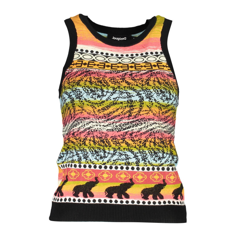 DESIGUAL DAMEN TANK TOP SCHWARZ