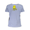 KURZARM-T-SHIRT FÜR DAMEN BLAU DESIGUAL