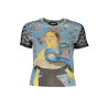 DESIGUAL HELLBLAUES DAMEN-KURZARM-T-SHIRT