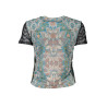 DESIGUAL HELLBLAUES DAMEN-KURZARM-T-SHIRT