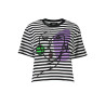 KURZARM-T-SHIRT FÜR FRAUEN DESIGUAL SCHWARZ