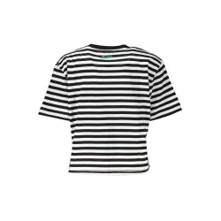 KURZARM-T-SHIRT FÜR FRAUEN DESIGUAL SCHWARZ