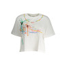 KURZARM-T-SHIRT DAMEN DESIGUAL WEIß