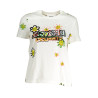 KURZARM-T-SHIRT DAMEN DESIGUAL WEIß