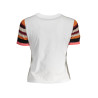 KURZARM-T-SHIRT DAMEN DESIGUAL WEIß