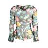 DESIGUAL LANGARM-T-SHIRT FÜR DAMEN, SCHWARZ