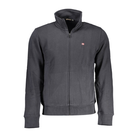 NAPAPIJRI FELPA CON ZIP UOMO NERO