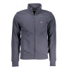 NAPAPIJRI HERREN-SWEATSHIRT MIT BLAUEM REISSVERSCHLUSS