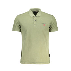 NAPAPIJRI POLO SHORT SLEEVE MAN GREEN