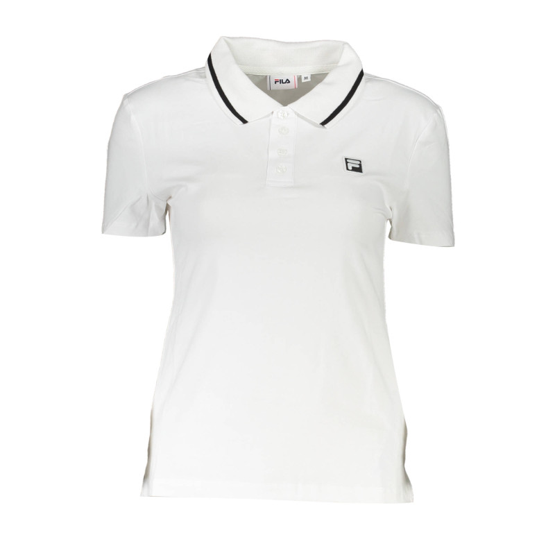 FILA POLOSHIRT KURZARM DAMEN WEIß