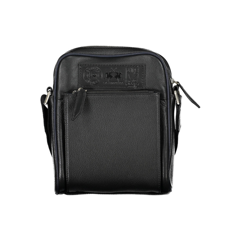 SCHWARZE SCHULTERTASCHE LA MARTINA FÜR MANN