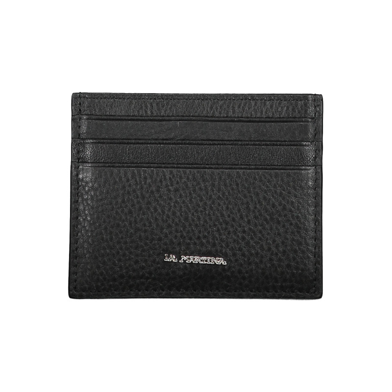LA MARTINA SCHWARZE MANN-BRIEFTASCHE