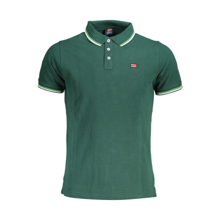 NORWEGEN 1963 GRÜNES KURZÄRMELIGES POLOSHIRT FÜR HERREN