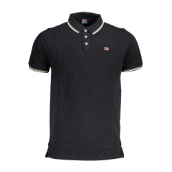 NORWEGEN 1963 SCHWARZES KURZÄRMELIGES HERREN-POLOSHIRT