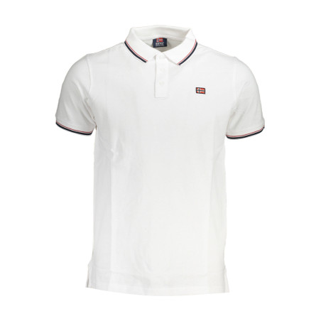 NORWEGEN 1963 WEISSES KURZÄRMELIGES POLOSHIRT FÜR HERREN