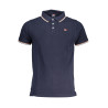 NORWEGEN 1963 BLAUES KURZÄRMELIGES POLOSHIRT FÜR HERREN