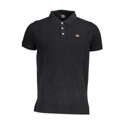 NORWEGEN 1963 SCHWARZES KURZÄRMELIGES HERREN-POLOSHIRT