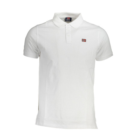NORWEGEN 1963 WEISSES KURZÄRMELIGES POLOSHIRT FÜR HERREN
