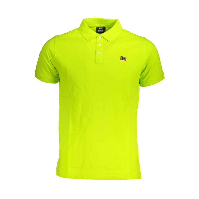 NORWEGEN 1963 GELBES KURZÄRMELIGES POLOSHIRT FÜR HERREN