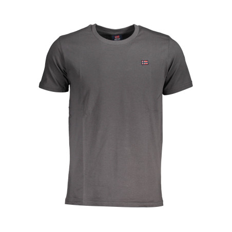 NORWEGEN 1963 HERREN-KURZARM-T-SHIRT GRAU