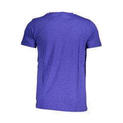NORWEGEN 1963 BLAUES KURZÄRMELIGES HERREN-T-SHIRT