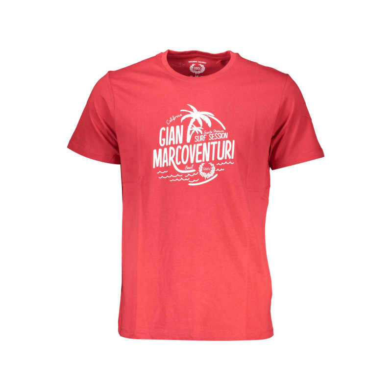 GIAN MARCO VENTURI HERREN-KURZARM-T-SHIRT ROT