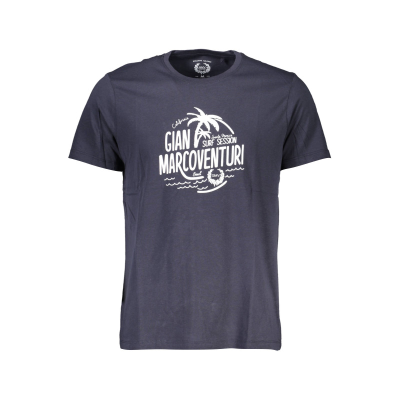 GIAN MARCO VENTURI HERREN-KURZÄRMELIGES T-SHIRT BLAU