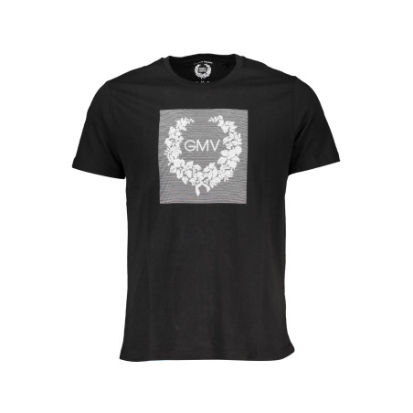 GIAN MARCO VENTURI SCHWARZES MANN-KURZARM-T-SHIRT