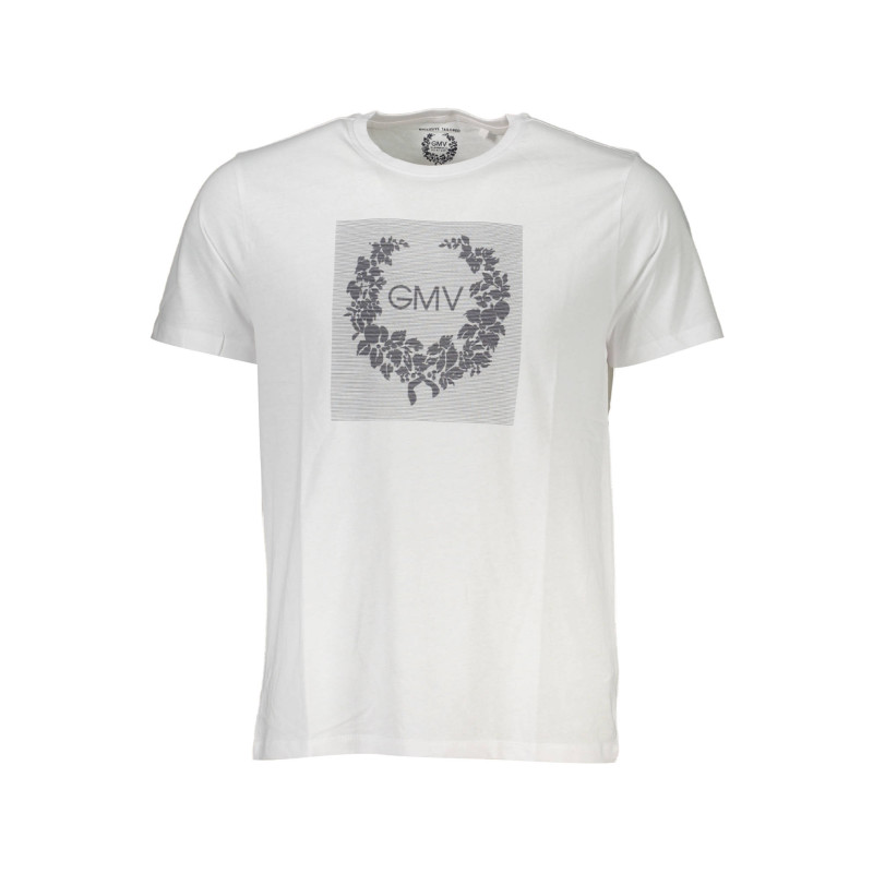 GIAN MARCO VENTURI HERREN-KURZARM-T-SHIRT WEISS