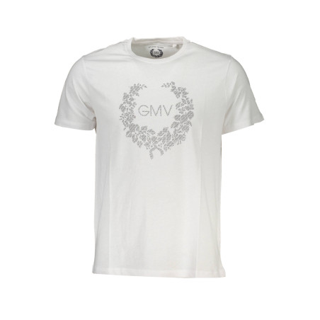GIAN MARCO VENTURI HERREN-KURZARM-T-SHIRT WEISS