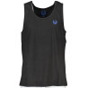GIAN MARCO VENTURI SCHWARZES MANN-TANKTOP