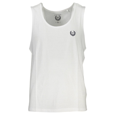 GIAN MARCO VENTURI WEISSES MANN-TANKTOP