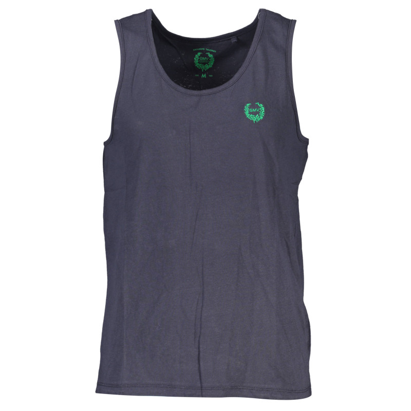 GIAN MARCO VENTURI MAN BLUE TANK TOP