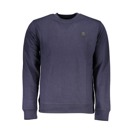 GIAN MARCO VENTURI BLAUES HERREN-SWEATSHIRT OHNE REISSVERSCHLUSS
